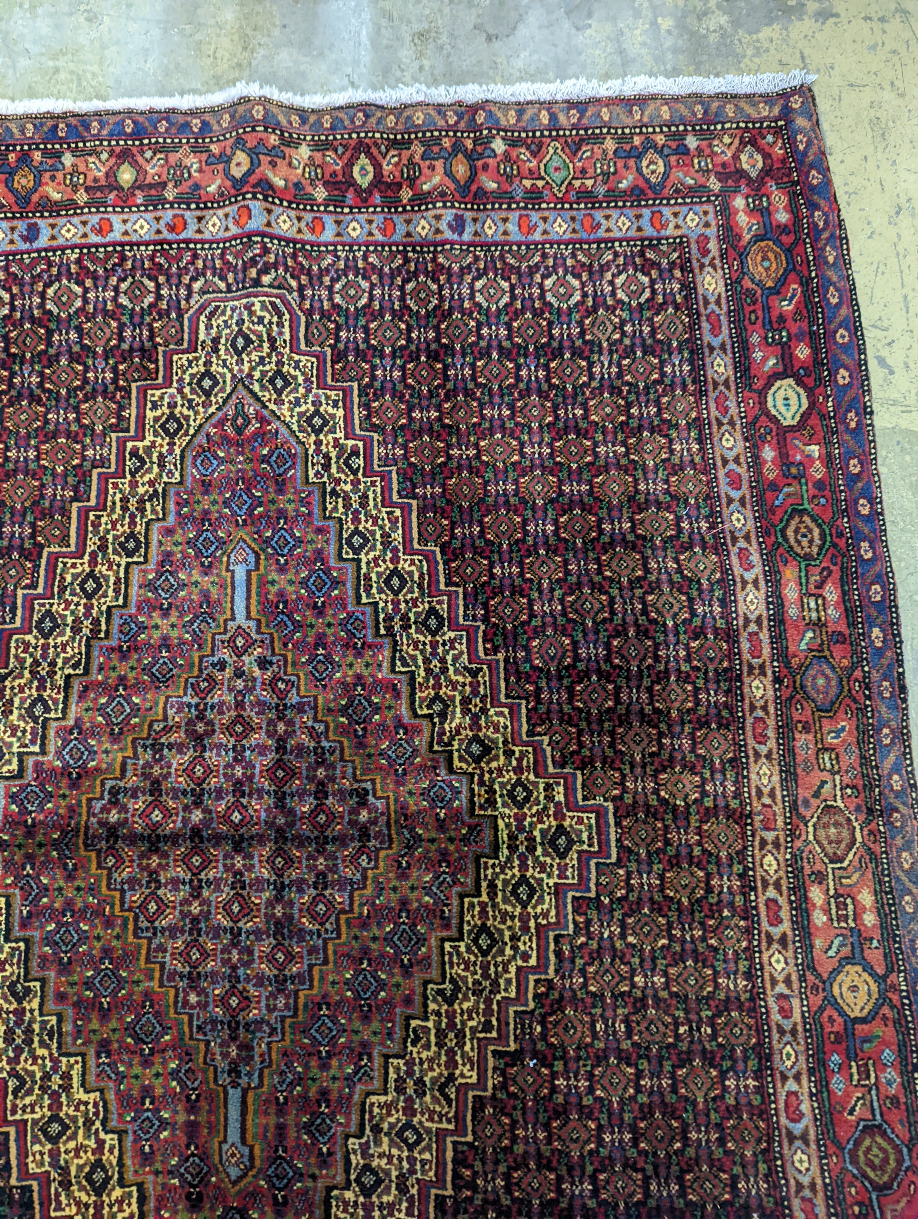 A Bijar rug, 160 x 128cm